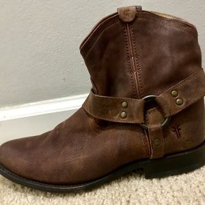 Frye Wyatt Harness Short Boot